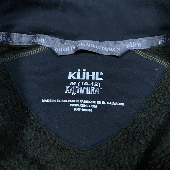 Kuhl Revel 1/4 Zip Kashmira‎ Fleece Pullover Sz M 10-12 Boys Medium - Picture 7 of 8